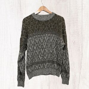 Vintage Gitano‎ Women's Olive Green Knit Sweater SZ L